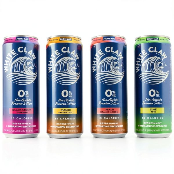 White Claw 0 Alcohol Black Cherry Cranberry Seltzer-4