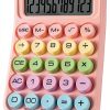 Pink Calculator CHAKAKA Large LCD Desktop-0