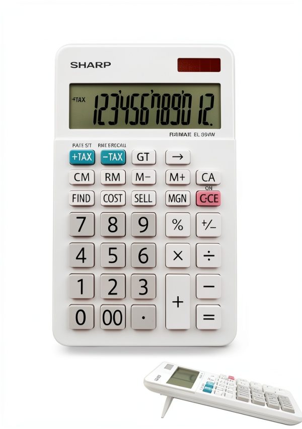 Victor EL-334WB Calculator Extra Large LCD-2