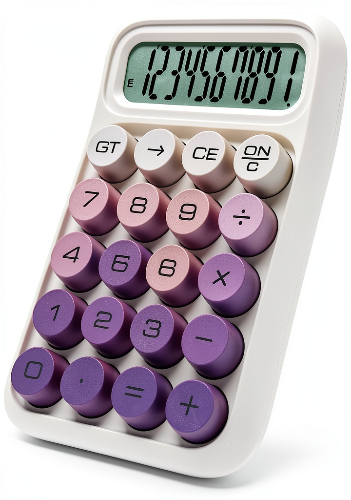 Exlliy calculator being used on a school desk