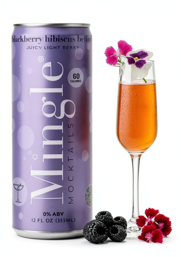Mingle Non-Alcoholic Bellini Mocktail 4pk Cans 12 FZ-2