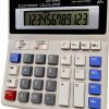 Grey Podokas Office Calculator with Large LCD Display-0