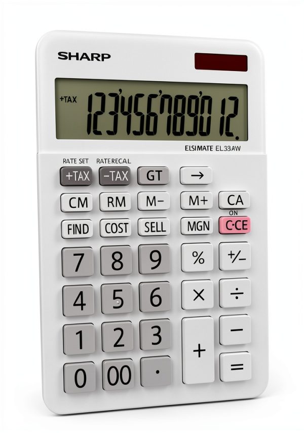 Victor EL-334WB Calculator Extra Large LCD-1