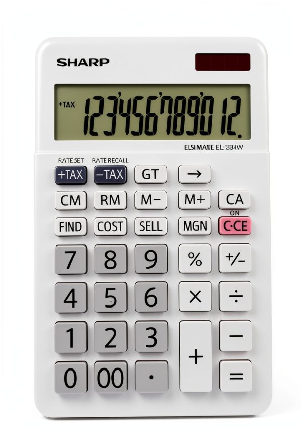 Victor EL-334WB Calculator Extra Large LCD-0