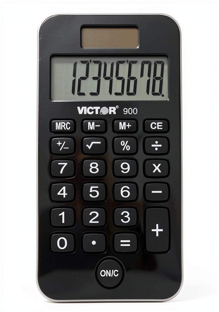 'VICTOR TECHNOLOGIES office calculator with large LCD display'