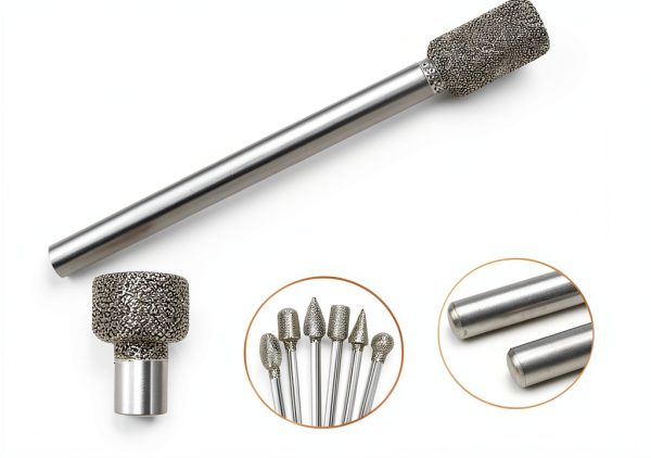 Stone Carving Set Polishing Diamond Burrs, Rotary Tools Accessories Grinding Burrs with 1/8 inch Shank For Carving, Engraving, Grinding, Polishing Stone, Glass, Jewelry, Ceramics, Rock-1
