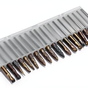 Carbide Burrs Set JESTUOUS 1/8 Shank Double Cut Tungsten Carbide 20pcs-0