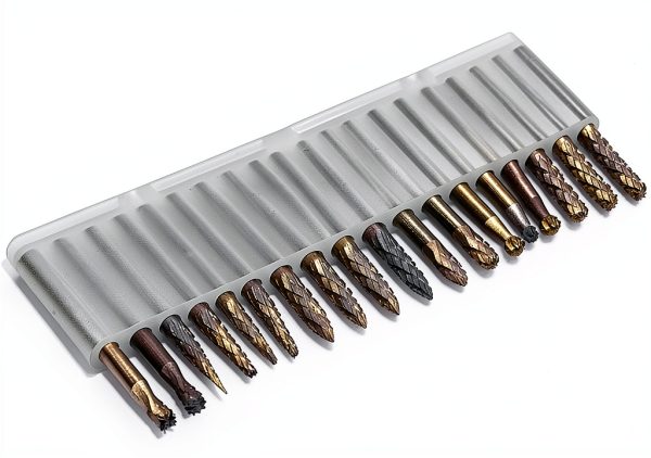 Carbide Burrs Set JESTUOUS 1/8 Shank Double Cut Tungsten Carbide 20pcs-0