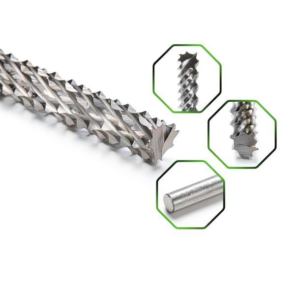Tungsten Carbide Burr 1/8 Inch SHARPRO Cutting Tool Ultra‑High Speed-4