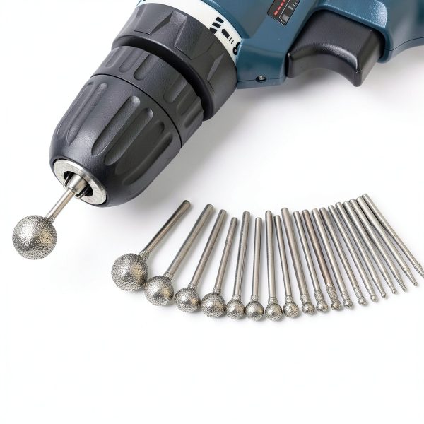 Stone Carving Set Diamond Burr Bits Dremel Compatible 2.35mm & 3mm-6