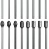 Diamond Grinding Bit Set 20Pcs 120 Grit 1/8" Shank by Nakonic Burrs-0