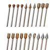 Stone Carving Set Polishing Diamond Burrs, Rotary Tools Accessories Grinding Burrs with 1/8 inch Shank For Carving, Engraving, Grinding, Polishing Stone, Glass, Jewelry, Ceramics, Rock-5
