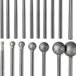 Stone Carving Set Diamond Burr Bits Dremel Compatible 2.35mm & 3mm-0