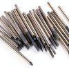 Yakamoz 30Pcs 2.35mm Shank Titanium-Coated Diamond Burrs Set Rotary File Burs Accessories Kit for Rotary Grinder Tools Grinding Polishing Carving Stone Jewelry Glass Ceramics-2