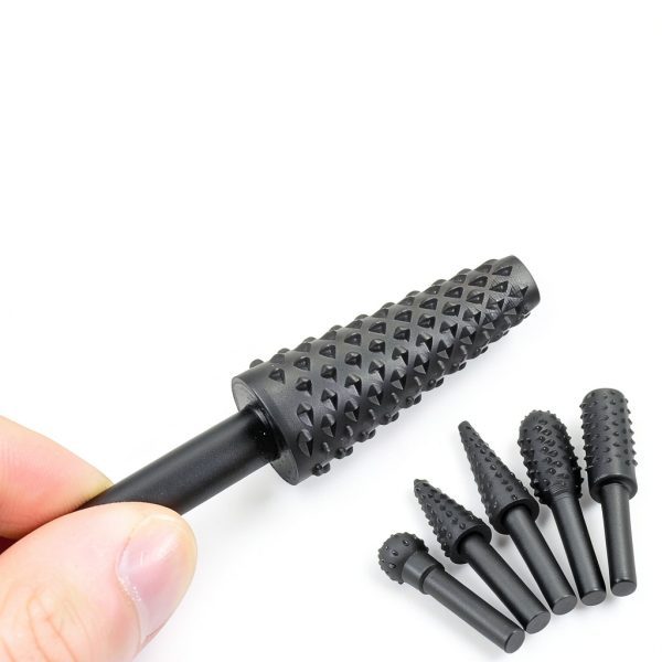 5-Piece Rotary Burr Set – 1/4" Shank Fits Drills & Rotary Tools-2